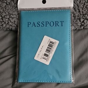 Source Unknown Blue Passport Holder